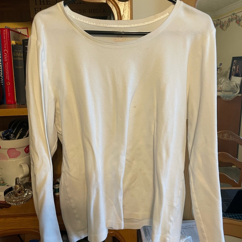White Stag Women's White Long Sleeve Top
